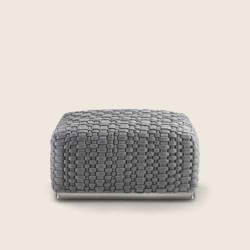 Ottoman contemporain - PHUKET - FLEXFORM - en polypropylène / en tissu déperlant / en contreplaqué