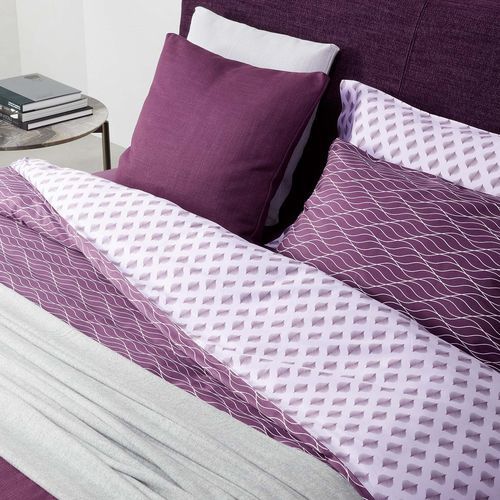 Parure de lit en coton - Flou - en lin / en satin