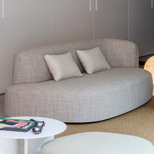 Canapé contemporain - PIERRE - Flou - d'extérieur / en tissu / en cuir