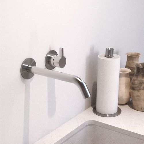 Mitigeur pour lavabo - F1988 - Frost Design - encastrable / mural / en inox brossé