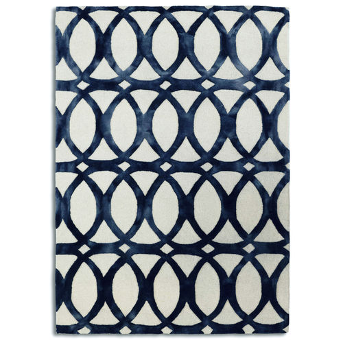 Tapis contemporain - FLOATING BLU - G.T.DESIGN - géométrique / en laine de Nouvelle Zélande / rectangulaire