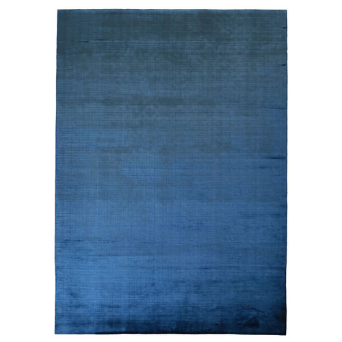 Tapis contemporain - SETA BLU ROYAL - G.T.DESIGN - uni / en soie / rectangulaire