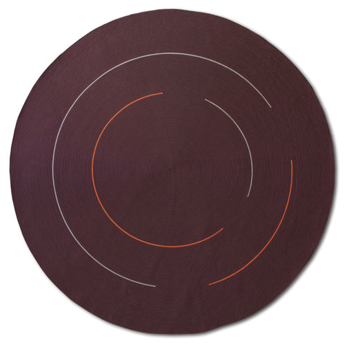 Tapis contemporain - Hula Hoop Circle - G.T.DESIGN - à rayures / uni / rond