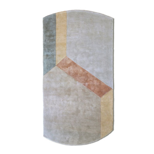 Tapis contemporain - Cobblestone Native C - G.T.DESIGN - géométrique / en tencel® / rectangulaire