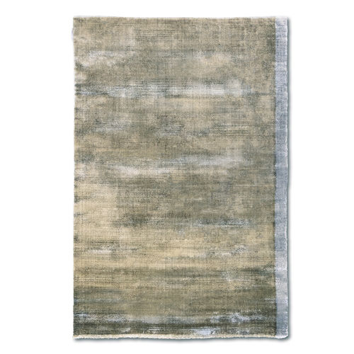 Tapis contemporain - Kama muschio con riga argento - G.T.DESIGN - géométrique / uni / en viscose