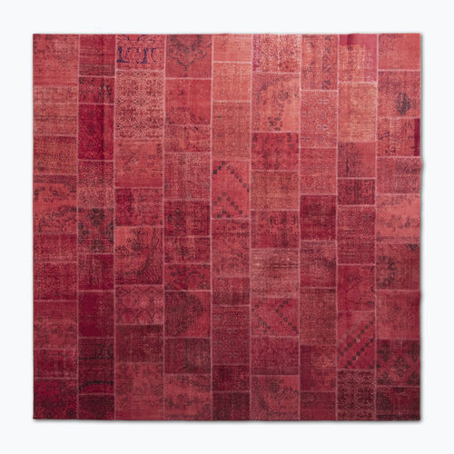 Tapis contemporain - MeatPacking Rosso - G.T.DESIGN - patchwork / en laine / en coton