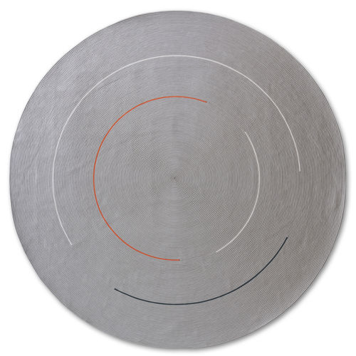 Tapis contemporain - Hula Hoop Circle - G.T.DESIGN - à rayures / à motif géométrique / uni