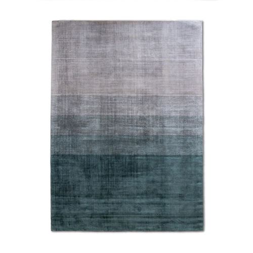 Tapis contemporain - Stripes Party - Acque Platino - G.T.DESIGN - à rayures / en viscose / rectangulaire