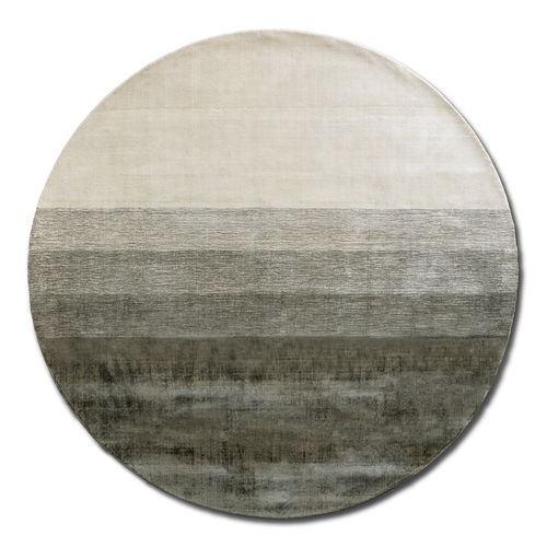 Tapis contemporain - Stripes Party : Bronzo Ecru - G.T.DESIGN - à rayures / en viscose / rectangulaire