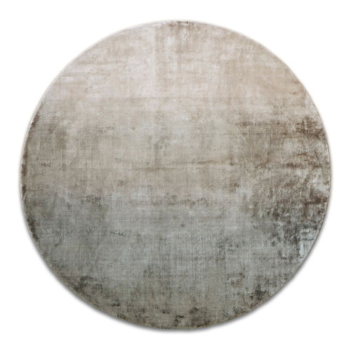 Tapis contemporain - In-Canto Acquerello Bronzo-Ecru - G.T.DESIGN - uni / en viscose / rectangulaire