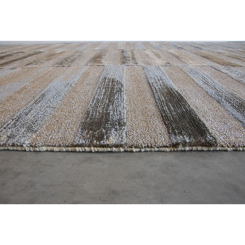 Tapis contemporain - KAMA ALLEGRO CON BRIO : SABBIA LUNARE - G.T.DESIGN - patchwork / en viscose / carré