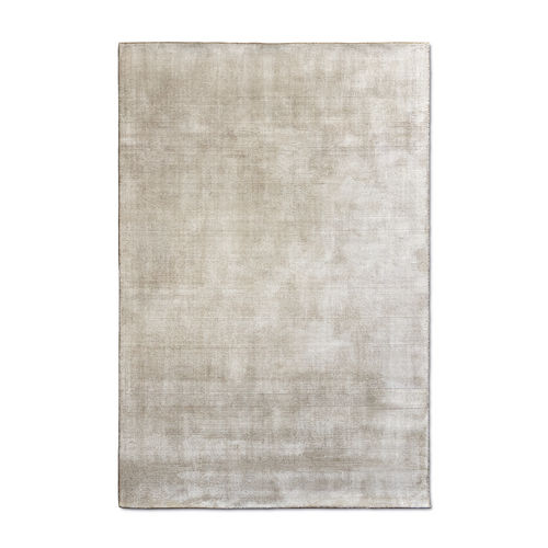 Tapis contemporain - Seta Il Re Soft Beige - G.T.DESIGN - uni / en soie / en laine de Nouvelle Zélande
