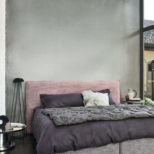 Tête de lit pour lit double - GHOST - GERVASONI - contemporaine / en tissu / grise