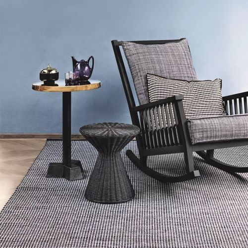 Table d'appoint design original - Bolla 12 - GERVASONI - en résine tressée / en osier / avec piètement en résine tressée