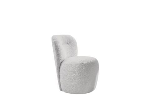 Chaise de salle à manger contemporaine - LOLL series - GERVASONI - pour intérieur / en tissu / en mousse de polyuréthane