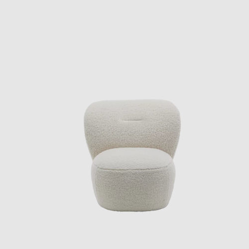 Fauteuil moderne - LOLL series - GERVASONI - en tissu / avec revêtement amovible / rouge