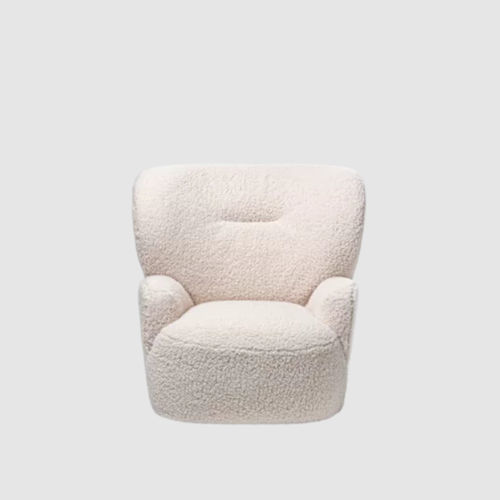 Fauteuil moderne - LOLL series - GERVASONI - en mousse de polyuréthane / en tissu / en bois massif