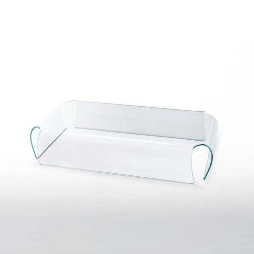 Table basse contemporaine - BENT - GLAS ITALIA - en verre / courbée / résidentielle