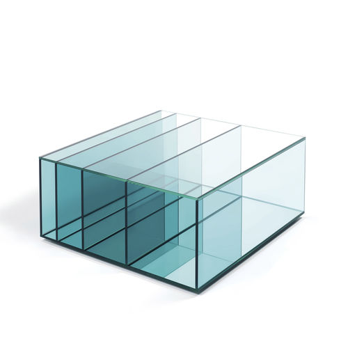 Table basse contemporaine - DEEP SEA - GLAS ITALIA - en verre / rectangulaire / résidentielle