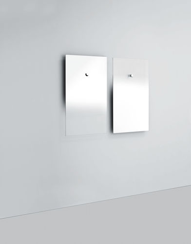 Miroir mural - FICTION  - GLAS ITALIA - suspendu / contemporain / rectangulaire