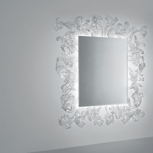 Miroir mural - STURM UND DRANG  - GLAS ITALIA - contemporain / rectangulaire / par Piero Lissoni