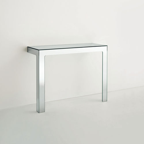Console contemporaine - MIRROR MIRROR  - GLAS ITALIA - en verre / rectangulaire / résidentielle