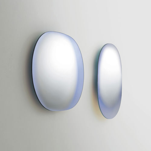 Miroir mural - SHIMMER - GLAS ITALIA - contemporain / rond / par Patricia Urquiola