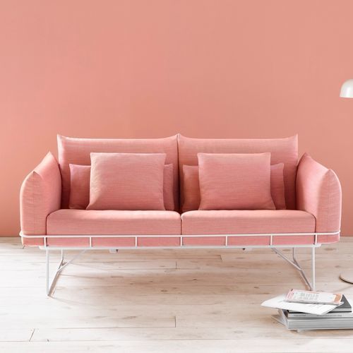 Canapé contemporain - WIREFRAME - Herman Miller - en tissu / marron / gris