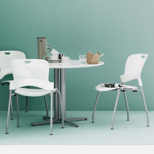 Chaise empilable - CAPER  - Herman Miller - contemporaine / d'intérieur / en tissu