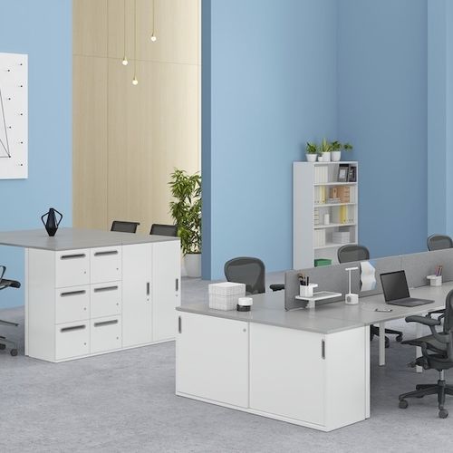 Ensemble bureau et rangement professionnel - PARAGRAPH - Herman Miller