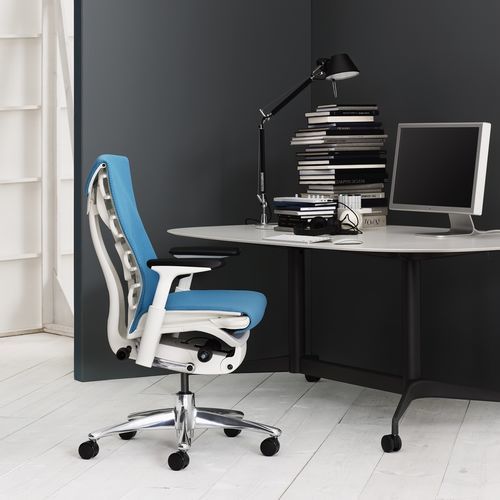 Siège de travail contemporain - EMBODY - Herman Miller - en tissu / ergonomique / à hauteur réglable