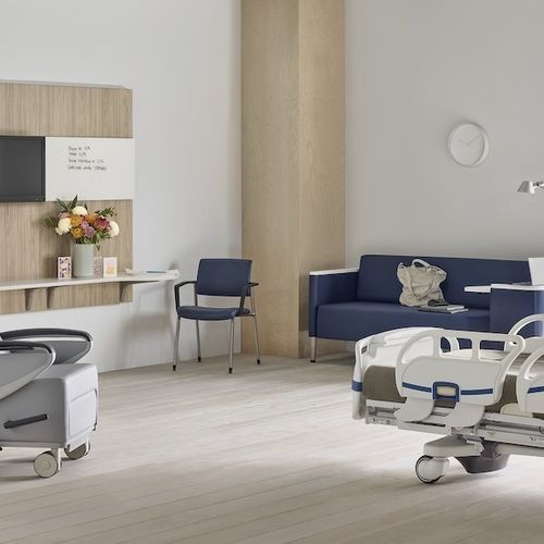 Chaise empilable - VERUS - Herman Miller - contemporaine / d'intérieur / en tissu