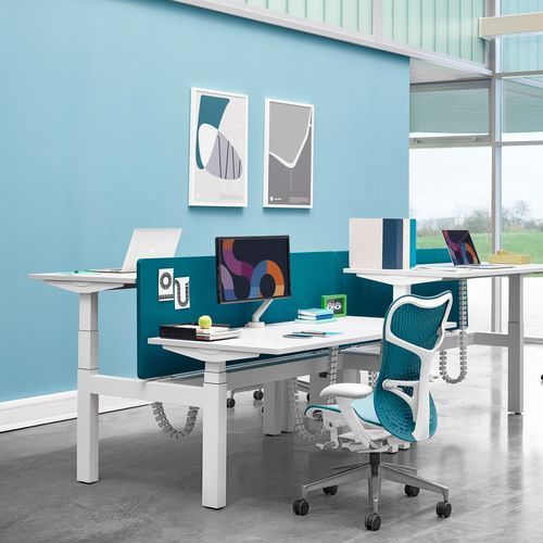 Support pour écran de bureau - FLO  - Herman Miller - multiple