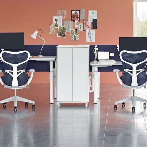 Meuble de stockage mobile - ATLAS  - Herman Miller - à roulettes / pour bureau / pour stockage