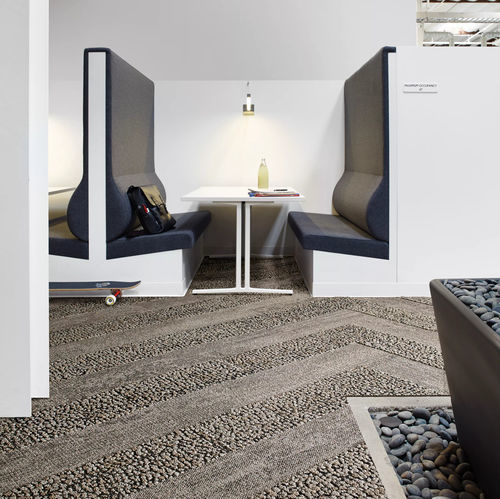 Moquette en dalles - HN840   - Interface - tuftée / bouclée / structurée