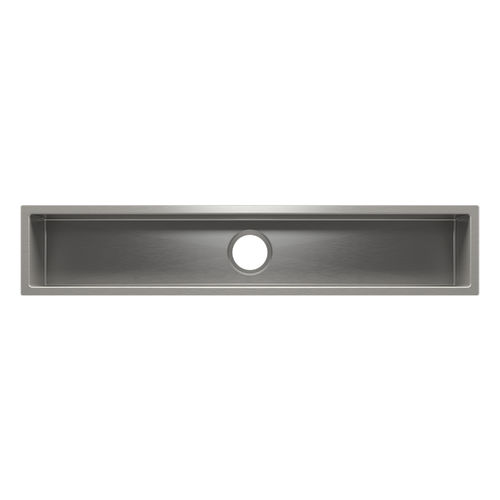 Évier 1 bac - J7® 003969  - JULIEN - sans égouttoir / en inox brossé / sous plan