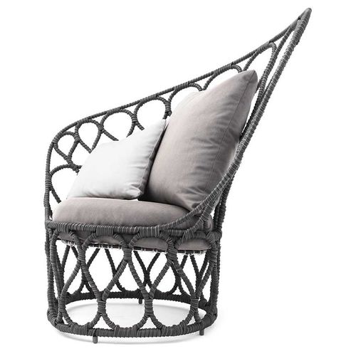 Fauteuil contemporain - FORMA : EASY - Kenneth Cobonpue - en acier / en polyéthylène / d'extérieur