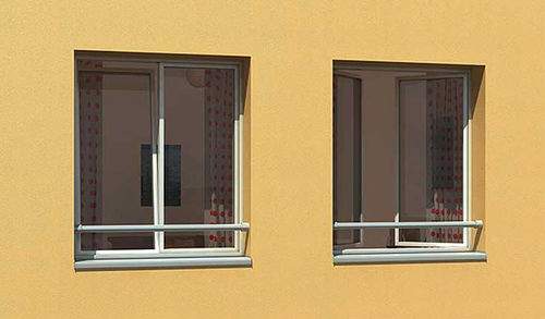Garde-corps en aluminium - BARNET® - dani alu - à barreaux / d'extérieur / pour fenêtre