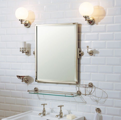 Miroir de salle de bain mural - LB 4509 - LEFROY BROOKS - de style / rectangulaire / en chrome