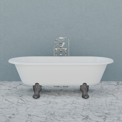 Baignoire ovale - LB 8643 - LEFROY BROOKS - sur pieds / en composite / en acrylique