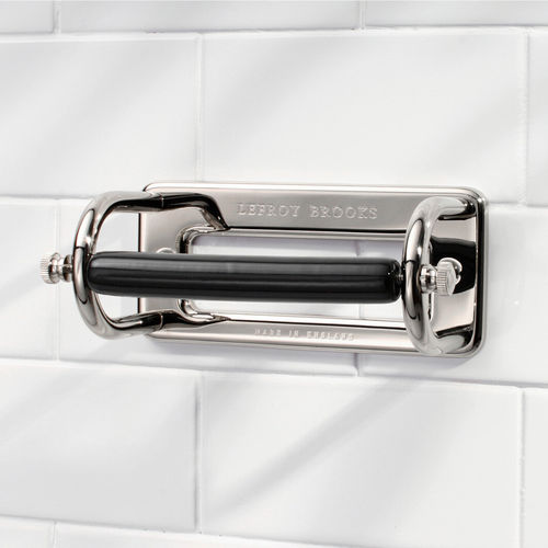 Porte-rouleau WC mural - BK 4500 - LEFROY BROOKS - en métal chromé / en céramique / résidentiel
