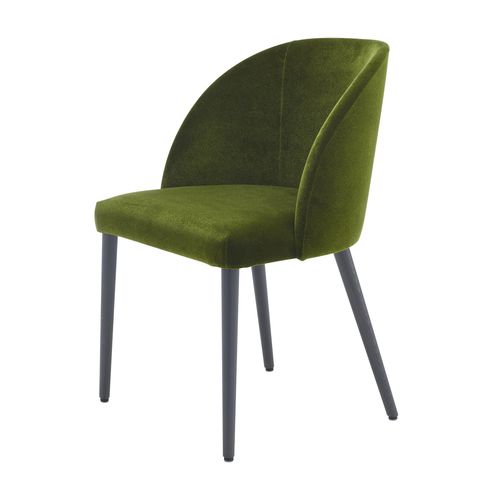 Chaise contemporaine - CIMBO - Ligne Roset - d'intérieur / en cuir / en tissu