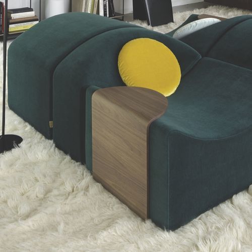 Table d'appoint design original - ASMARA - Ligne Roset - en contreplaqué / en bouleau / en noyer américain
