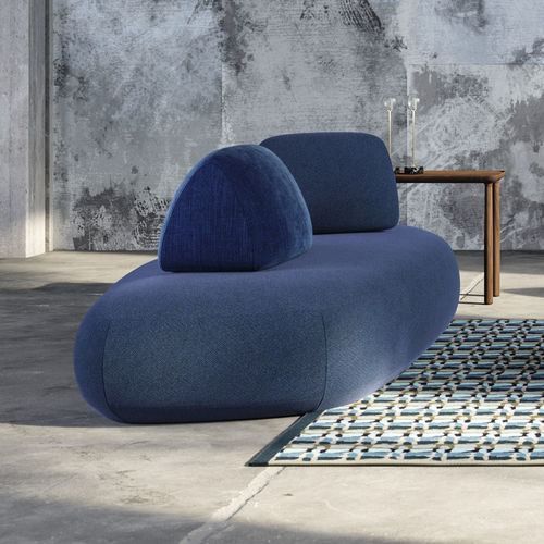 Canapé design - TELEN - Ligne Roset - en tissu / en contreplaqué / en mousse de polyuréthane