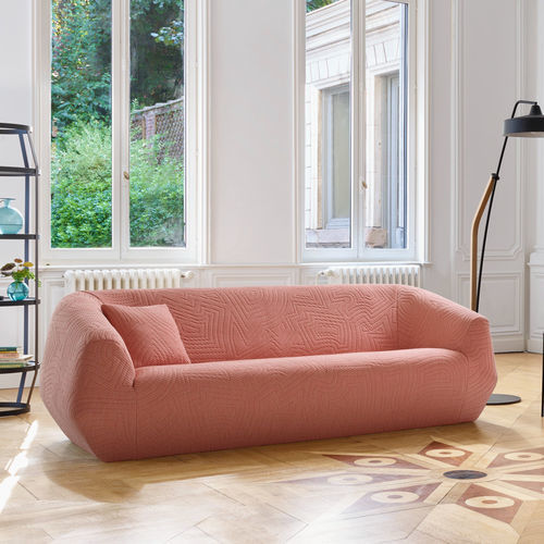 Canapé compact - UNCOVER - Ligne Roset - contemporain / en tissu / en mousse