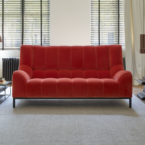Canapé contemporain - PHILEAS - Ligne Roset - en tissu / en mousse de polyuréthane / en cuir
