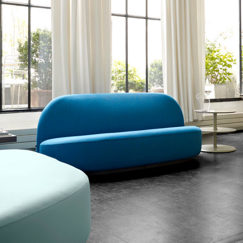 Canapé design original - ELYSEE - Ligne Roset - en tissu / en cuir / en polyuréthane
