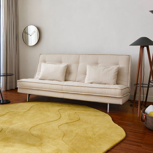 Canapé lit - NOMADE-EXPRESS - Ligne Roset - contemporain / en tissu / beige