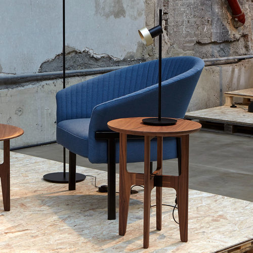 Fauteuil contemporain - VALMY - Ligne Roset - en tissu / en mousse de polyuréthane / en contreplaqué