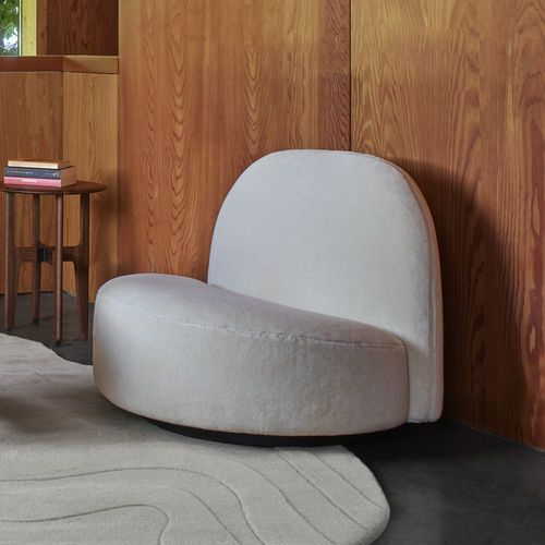 Chauffeuse design original - ELYSEE - Ligne Roset - en cuir / en tissu / mousse polyéther